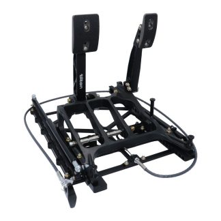 850-Series 2-pedal (Brake & Throttle) Underfoot Pedal Assembly with Slider System